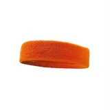 2 PCS Enochle Sports Sweat-Absorbent Headband Combed Cotton Knitted Sweatband(Orange)