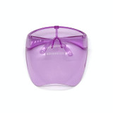 2 PCS Kids Anti-Saliva Splash Anti-Spitting Anti-Fog Face Shield Sunscreen Sunglasses (Purple)