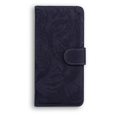 For OPPO Reno9 Pro Tiger Embossing Pattern Flip Leather Phone Case(Black)