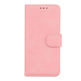 For OPPO Reno9 Pro Skin Feel Pure Color Flip Leather Phone Case(Pink)