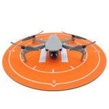 For DJI Mavic Mini / Air 2 / / Air 2S STARTRC RC Drone Quadcopter Portable Parking Apron Fast-fold Landing Parking Pad, Diameter: 50cm(Orange)