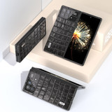 For Xiaomi Mix Fold 3 ABEEL Crocodile Texture Genuine Leather Phone Case(Black)
