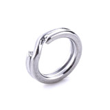 2 Bags 11mm HENGJIA SS010 Stainless Steel Flat Ring Fishing Space Fittings
