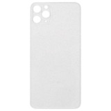 Transparent Frosted Glass Battery Back Cover for iPhone 11 Pro Max(Transparent)