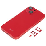 Back Housing Cover with SIM Card Tray & Side  Keys & Camera Lens for iPhone 13 Mini(Red)