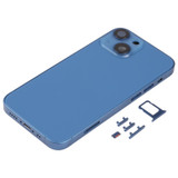 Back Housing Cover with SIM Card Tray & Side  Keys & Camera Lens for iPhone 13 Mini(Blue)