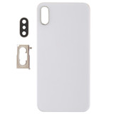 Battery Back Cover with Back Camera Bezel & Lens & Adhesive  for iPhone XS(White)