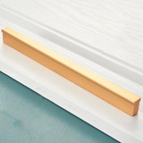 2 PCS 2778-288 Modern Simple Cabinet Door Handle Drawer Wardrobe Handle (Gold)