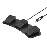 Pcsensor FS23 CF Foot Pedal Switch Keyboard Control Mouse Game Combo Pedal(Mechanical Sound)