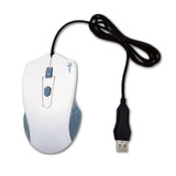 Pcsensor MOS4 4 Keys 2400DPI Game Intelligent Voice Recognition Input Mouse, Cable Length: 1.5m(Mute)