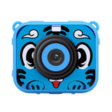 Cartoon Children Digital Camera HD Mini Student Sports Camera(Blue)