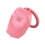 Car Engine Start Key Push Button Protective Cover (Pink)