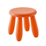 Colorful Children Stool Chair Baby Stool Plastic Kindergarten Stool(Orange)