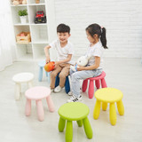 Colorful Children Stool Chair Baby Stool Plastic Kindergarten Stool( Red)