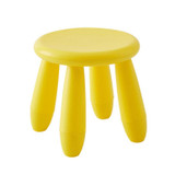 Colorful Children Stool Chair Baby Stool Plastic Kindergarten Stool(Yellow)