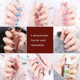 5 Sets Wear Nail Art Christmas Ballet Fake Nails Finished Product Removable Wear Nail(F741-14)