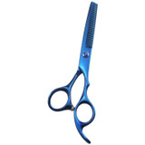 Professional Hair Cutting Scissor Hairdressing Kit Thinning Scissors Barber(Blue ThinningSXLC-604T))