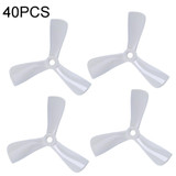 10 Packs / 40pcs iFlight Cine 3040 3 inch 3-Blade FPV Freestyle Propeller for RC FPV Racing Freestyle Drones BumbleBee MegaBee Accessories (White)