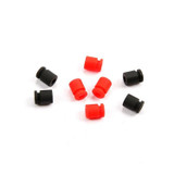 5 Packs / 100pcs iFlight Damping Rubber Column 4In1 ESC Shock-absorbing Ball Aerial Model Accessories For REVO Bee32 F4/F7 Flight Control Fly Tower FPV RC(Black)