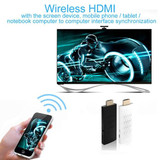 Wireless HDMI Miracast DLNA Display Dongle, CPU: ARM Cortex A9 Single Core 1.2GHz, Support WIFI + HDMI(White)