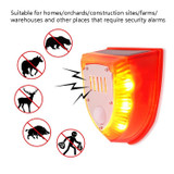 N911M Solar Animal Repeller Outdoor Sound And Light Alarm, Specification: Timing Model