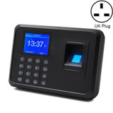 F01 Fingerprint Time Attendance Machine with 2.4 inch TFT Screen, UK Plug