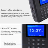 F01 Fingerprint Time Attendance Machine with 2.4 inch TFT Screen, UK Plug