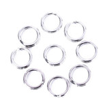 8mm  HENGJIA SS010 50pcs /Pack Stainless Steel Flat Ring Fishing Space Fittings