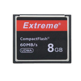 8GB Extreme Compact Flash Card, 400X Read  Speed, up to 60 MB/S (100% Real Capacity)