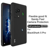 For Xiaomi Black Shark 5 Pro IMAK UC-3 Series Shockproof Frosted TPU Phone Case(Black)