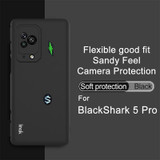 For Xiaomi Black Shark 5 Pro IMAK UC-3 Series Shockproof Frosted TPU Phone Case(Black)