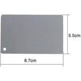 3 in 1 Black White Gray Balance Card / Digital Gray Card with Strap, Works with Any Digital Camera, File Form: RAW and JPEG, Size: 8.7cm x 5.5cm