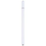 366 Universal Silicone Disc Nib Capacitive Stylus Pen with Magnetic Cap(White)