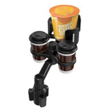 D03 For Drink Bottle Snack Car Cup Holder Expander Adjustable Dual Round Car Cup Holder