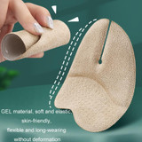 Flip-flop Foot Pads Sandals Invisible Non-slip Shock-absorbing Foot Pads, Color: Apricot