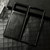 For Xiaomi Mix Fold 3 Crazy Horse Texture Leather Shockproof Phone Case(Black)