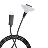 XBOX360 1.5m Wireless Controller Charging Cable with Magnetic for XBOX360(White)