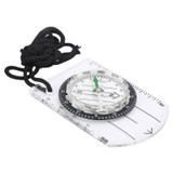 Outdoor Hiking Camping Baseplate Compass Map Measure Ruler