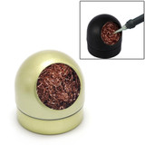 Kaisi Soldering Iron Nozzle Cleaning Ball Pure Copper Removing Tin Ball Seat(Yellow)