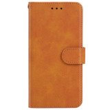 Leather Phone Case For Lenovo K12 Pro(Brown)