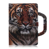 Tiger Pattern Horizontal Flip Leather Case for Huawei MediaPad M5 Lite 8 / Honor Tab 5, with Holder & Card Slot & Wallet