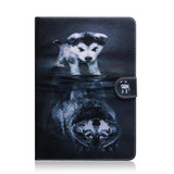 Wolf and Dog Pattern Horizontal Flip Leather Case for Huawei MediaPad M5 Lite 8 / Honor Tab 5, with Holder & Card Slot & Wallet