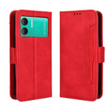 For Doogee X98 Skin Feel Calf Texture Card Slots Leather Phone Case(Red)
