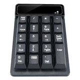 K3 19 Key 2.4G Wireless Mini Digital Keyboard Suspension Machinery Keypad(Black)