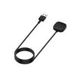 For Fitbit Versa 3 / Fitbit Sense Smart Watch Portable Magnetic Cradle Charger USB Charging Cable, Length:1m