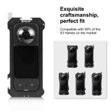 For Insta360 X3 PULUZ Lens Guard Optical Glass Protective Cover (Black)