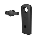 PULUZ Silicone Protective Case with Lens Cover for Ricoh Theta SC2 360 Panoramic Camera(Black)