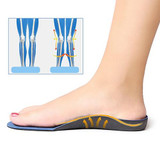 One Pair Flatfoot Orthotics Cubitus Varus Orthopedic Feet Cushion Pads Care Insoles, Shoe Size:M(41-43)