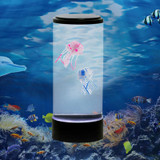 Desktop Simulation Cylindrical Jellyfish Light LED Colorful Atmosphere Night Light