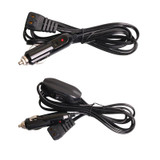 Car Compressor Refrigerator Line 12/24V Semiconductor Refrigerator Power Cord Cigarette Lighter Line, Specification: Without Switch 2m